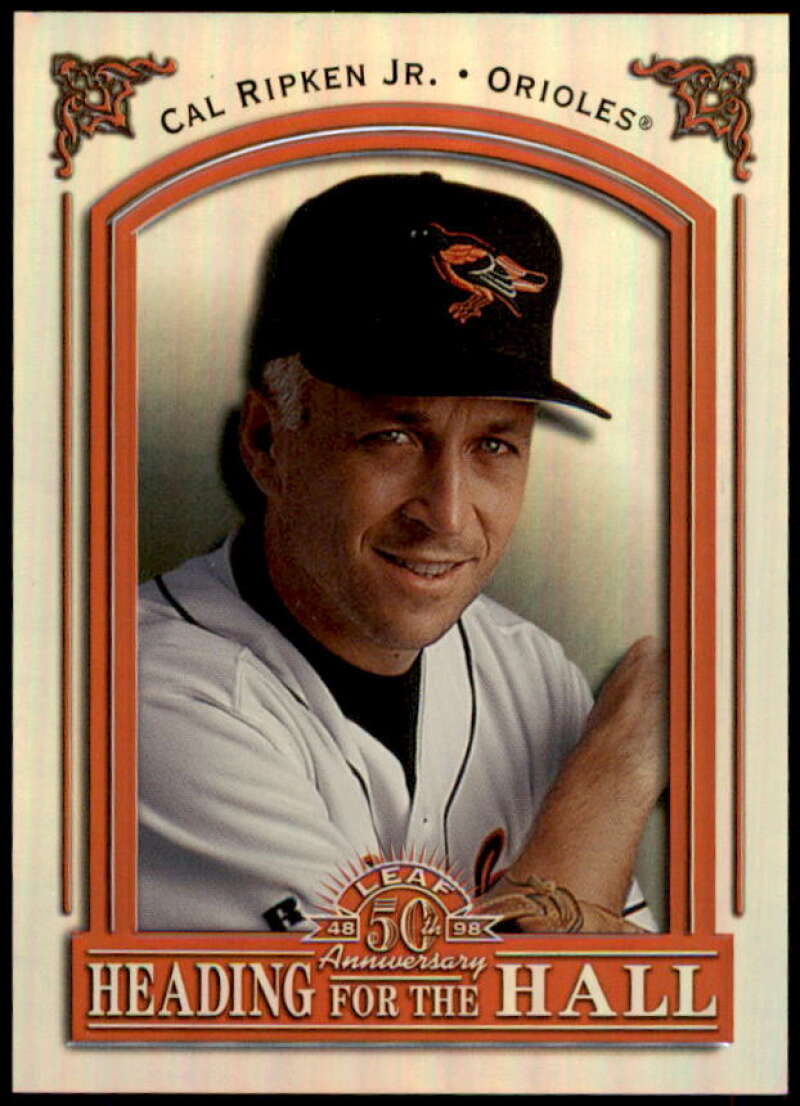 Cal Ripken Card 1998 Leaf Heading for the Hall #17  Image 1