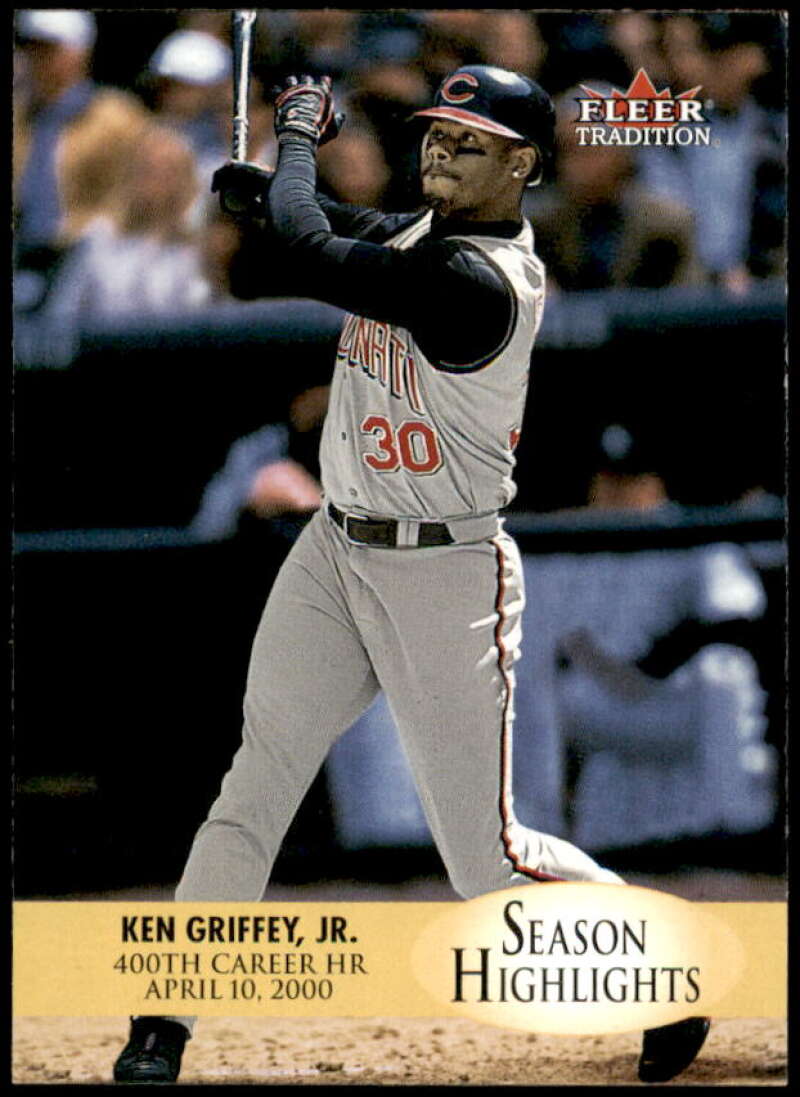 Ken Griffey Jr. SH Card 2000 Fleer Tradition Update #1  Image 1
