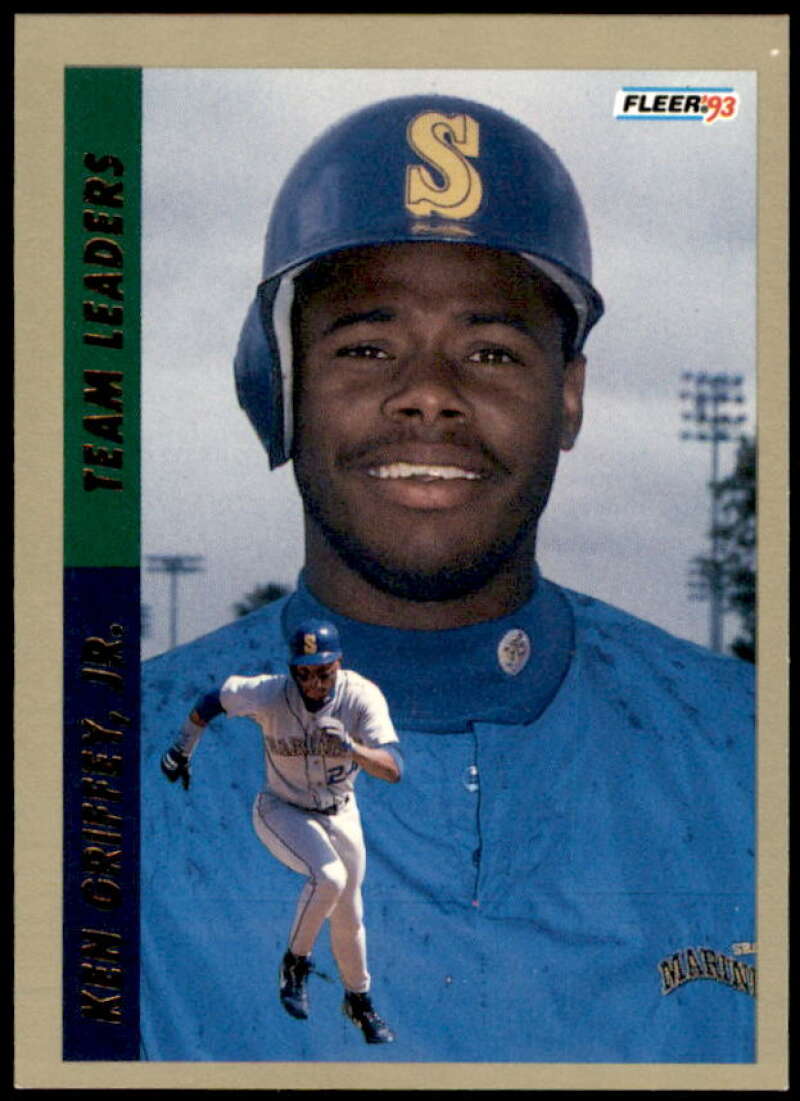 Ken Griffey Jr. Card 1993 Fleer Team Leaders #AL10  Image 1