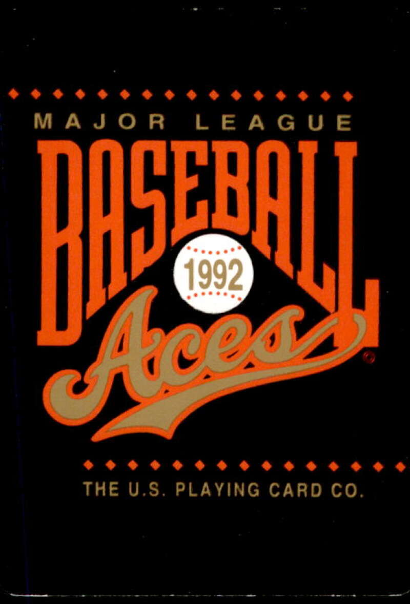 Ken Griffey Jr Card 1992 U.S. Playing Cards All-Stars #11D  Image 2