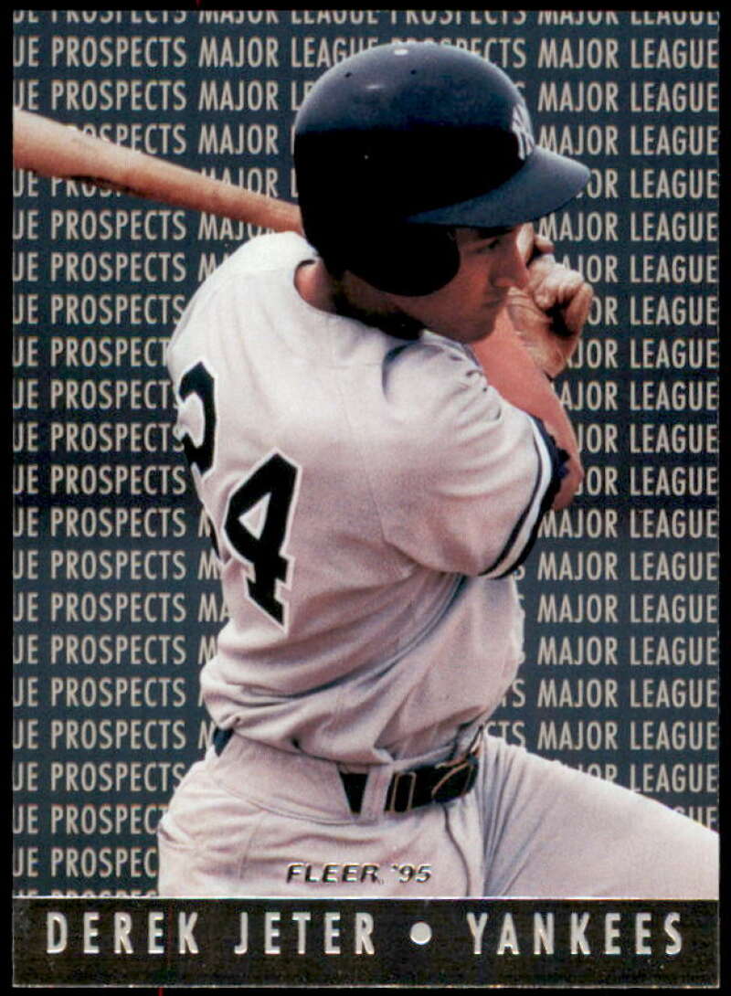 Derek Jeter Card 1995 Fleer Major League Prospects #7  Image 1