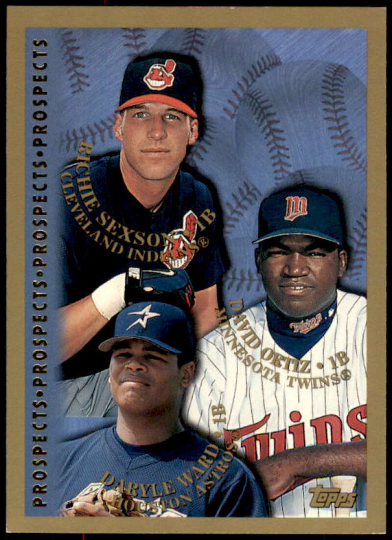 David Ortiz/Sexson/Ward Rookie Card 1998 Topps #257  Image 1