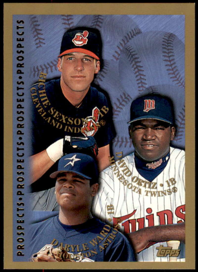 David Ortiz/Sexson/Ward Rookie Card 1998 Topps #257  Image 1