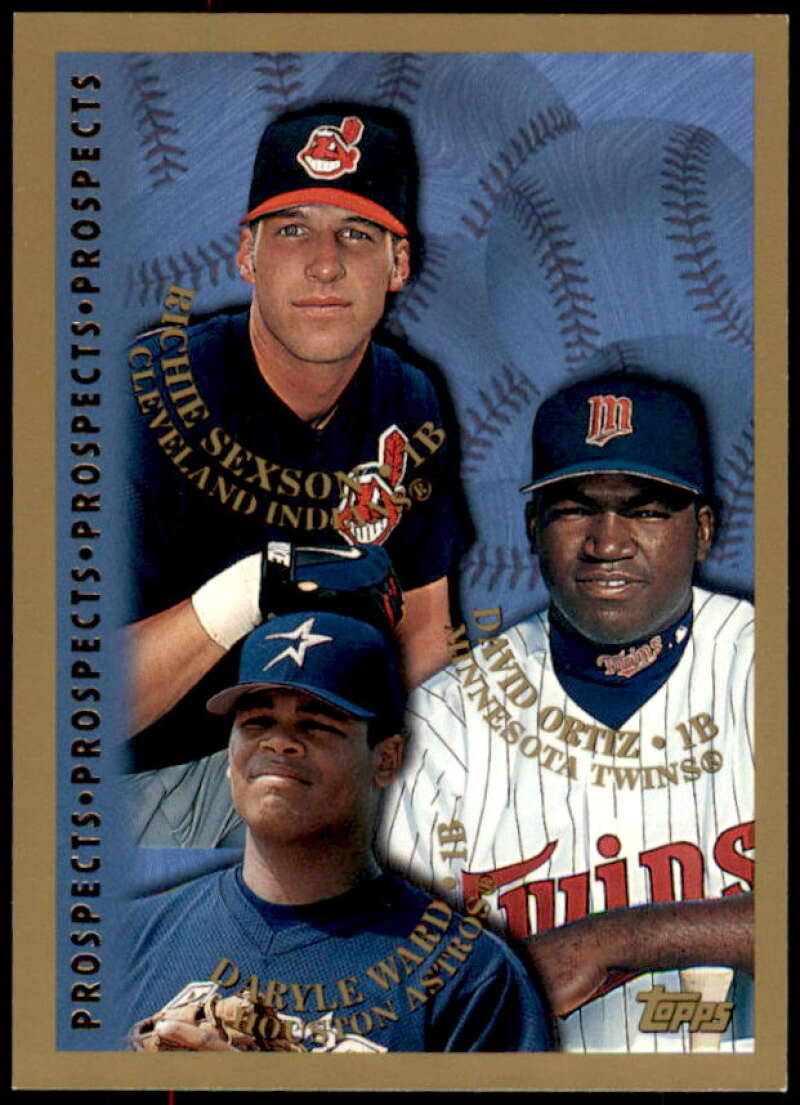 D.Ortiz/Sexson/Ward Card 1998 Topps #257  Image 1