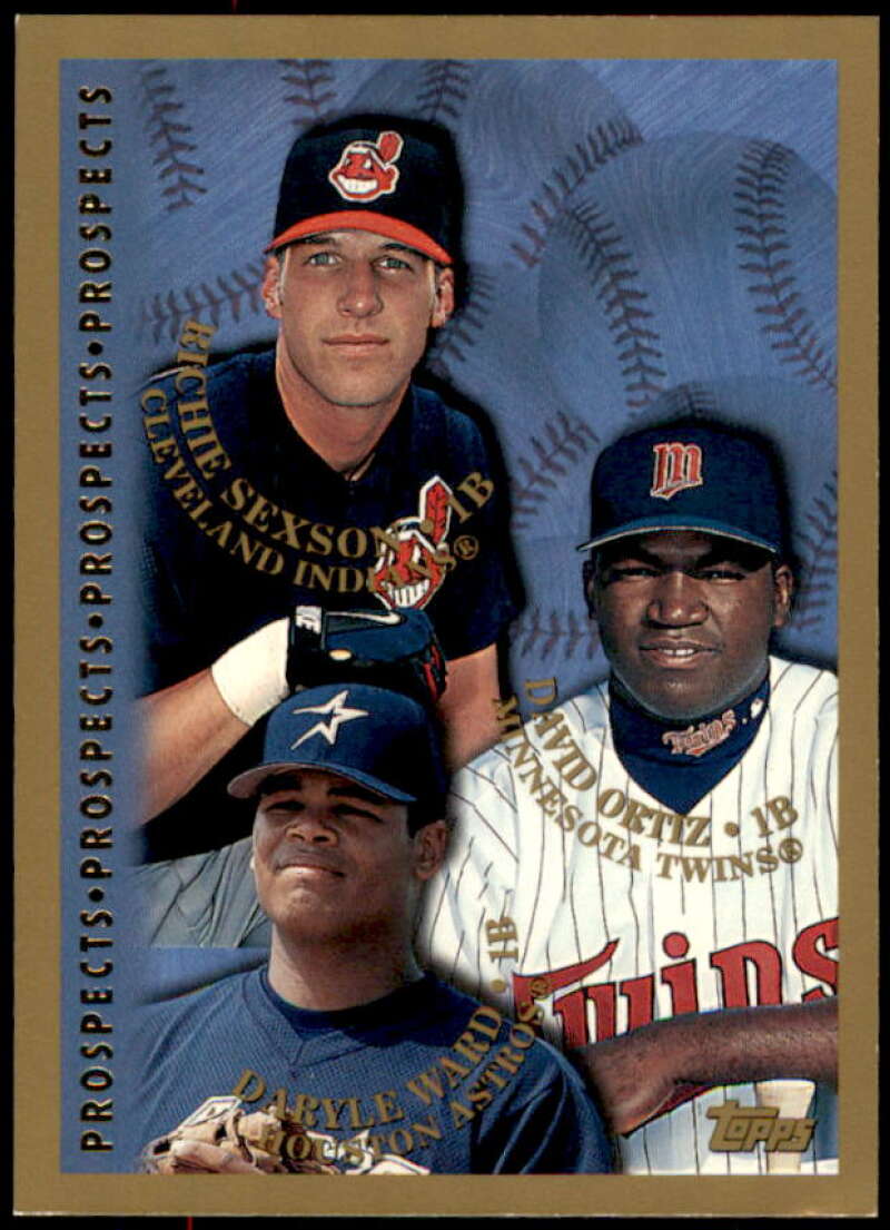 D.Ortiz/Sexson/Ward Card 1998 Topps #257  Image 1