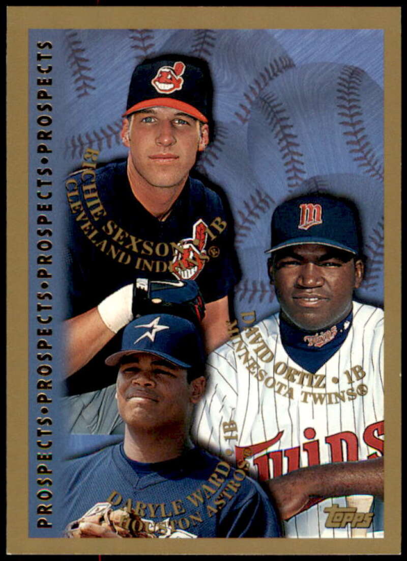D.Ortiz/Sexson/Ward Card 1998 Topps #257  Image 1