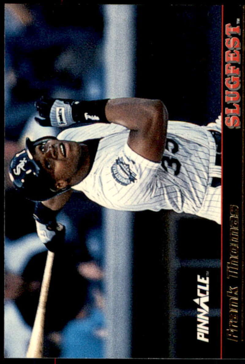 Frank Thomas Card 1992 Pinnacle Slugfest #11  Image 1