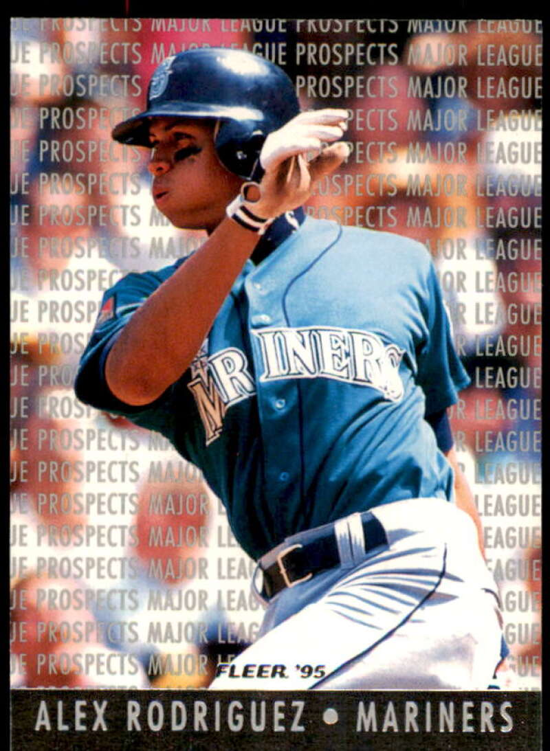 Alex Rodriguez Rookie Card 1995 Fleer Major League Prospects #10  Image 1