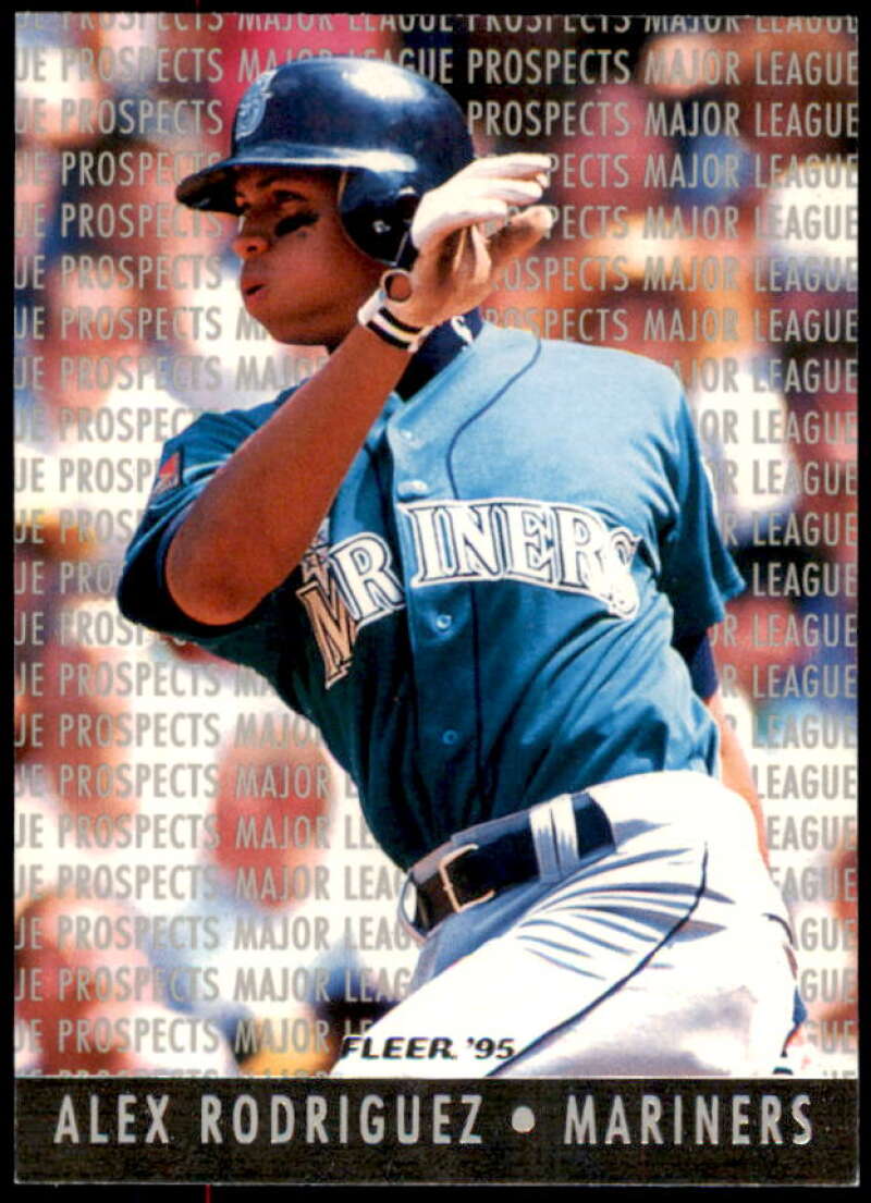 Alex Rodriguez Rookie Card 1995 Fleer Major League Prospects #10  Image 1