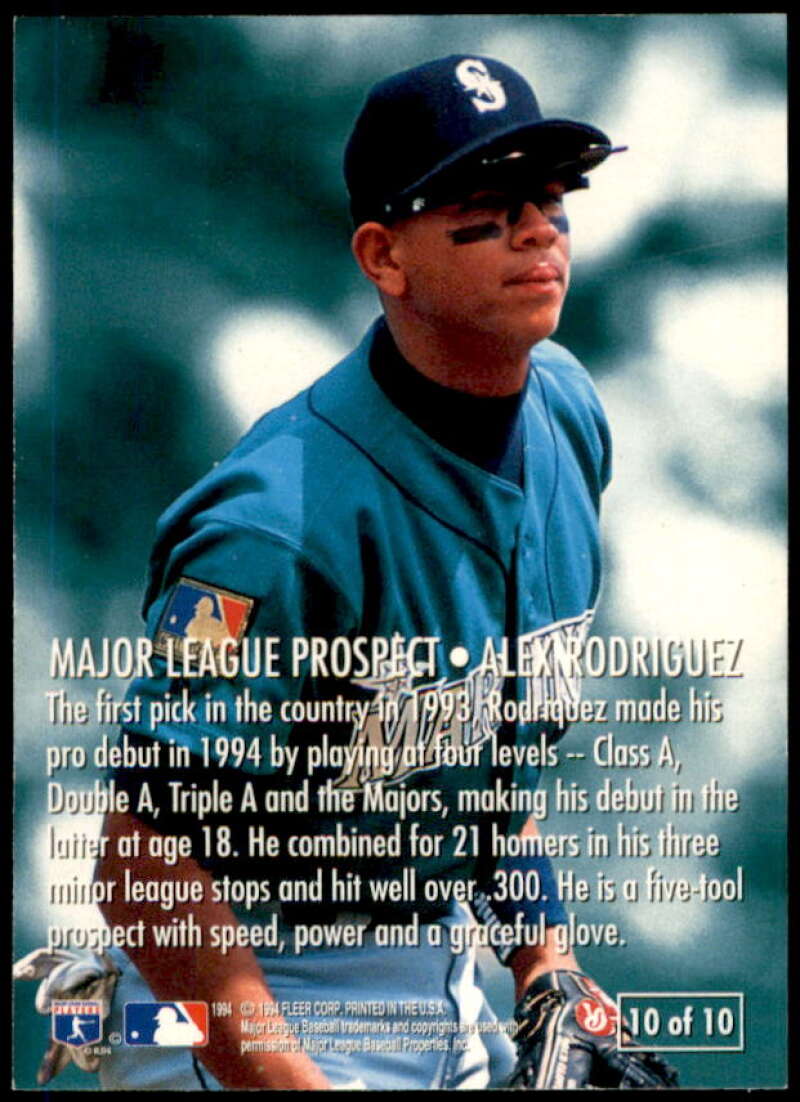 Top Alex Rodriguez Baseball Cards, Rookies, Autographs, Prospects