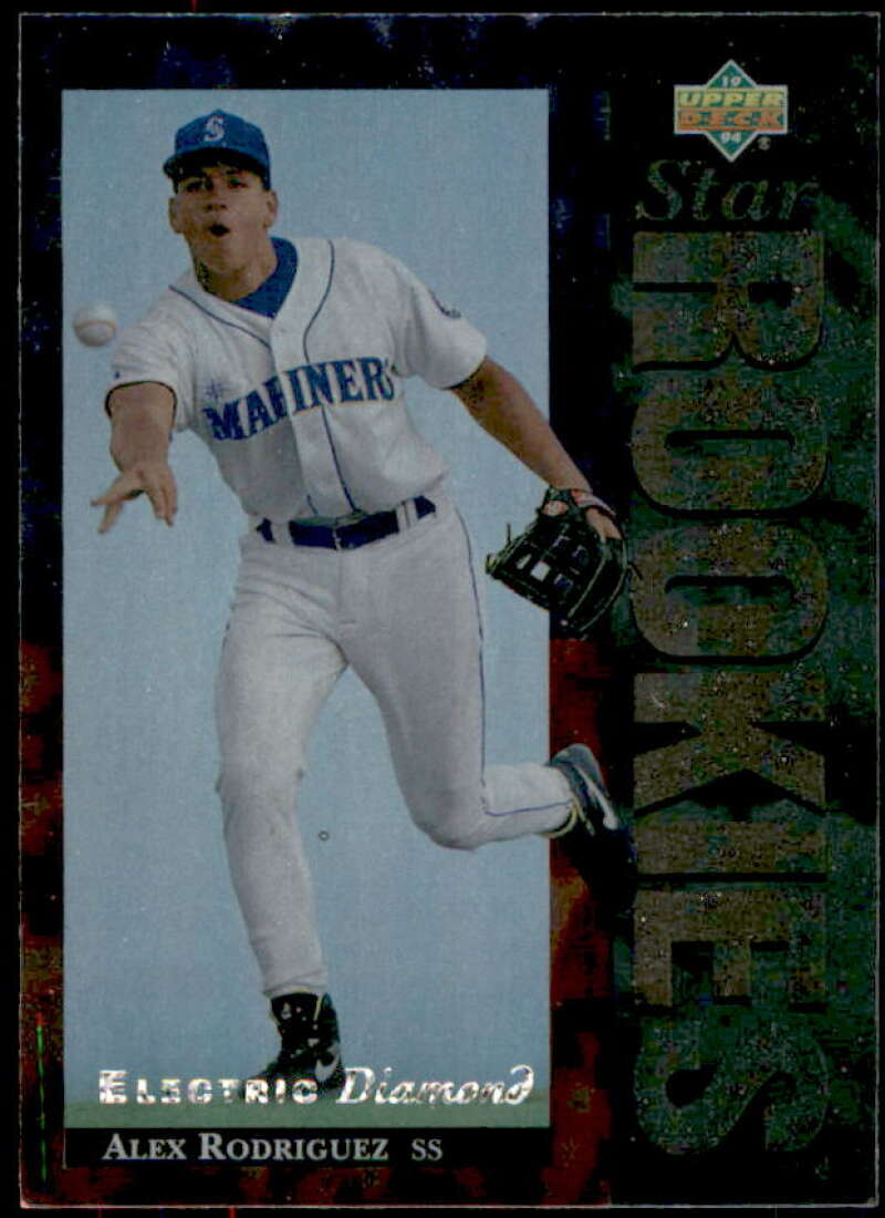 Alex Rodriguez Rookie Card 1994 Upper Deck Electric Diamond #24  Image 1