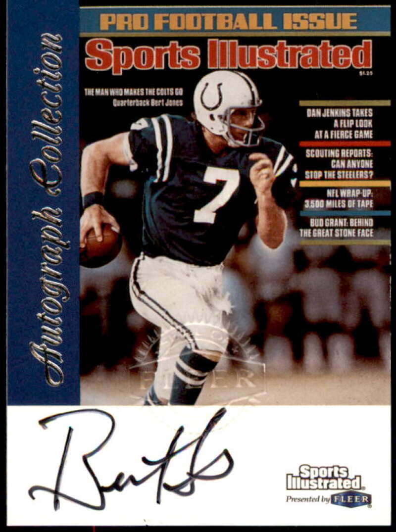 Bert Jones Card 1999 Sports Illustrated Autographs #13  Image 1