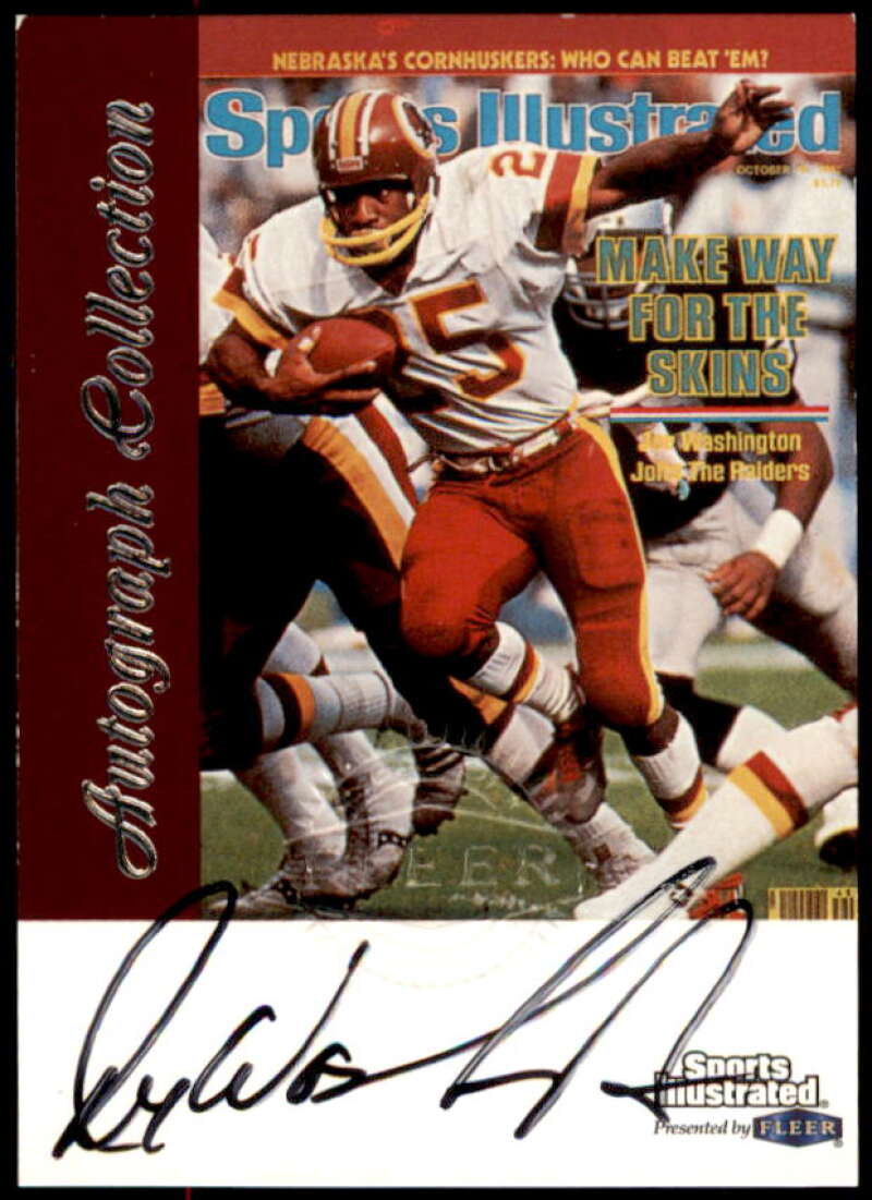 Joe Washington Card 1999 Sports Illustrated Autographs #32  Image 1