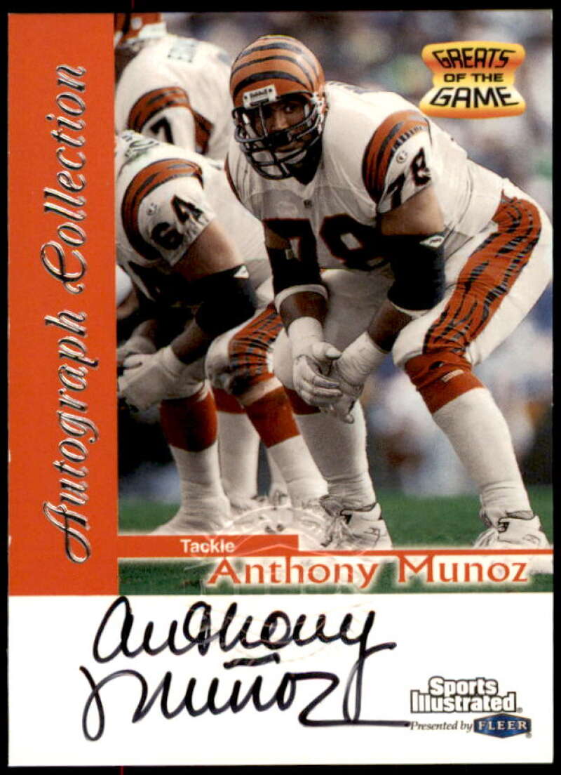 Anthony Munoz Card 1999 Sports Illustrated Autographs #23  Image 1