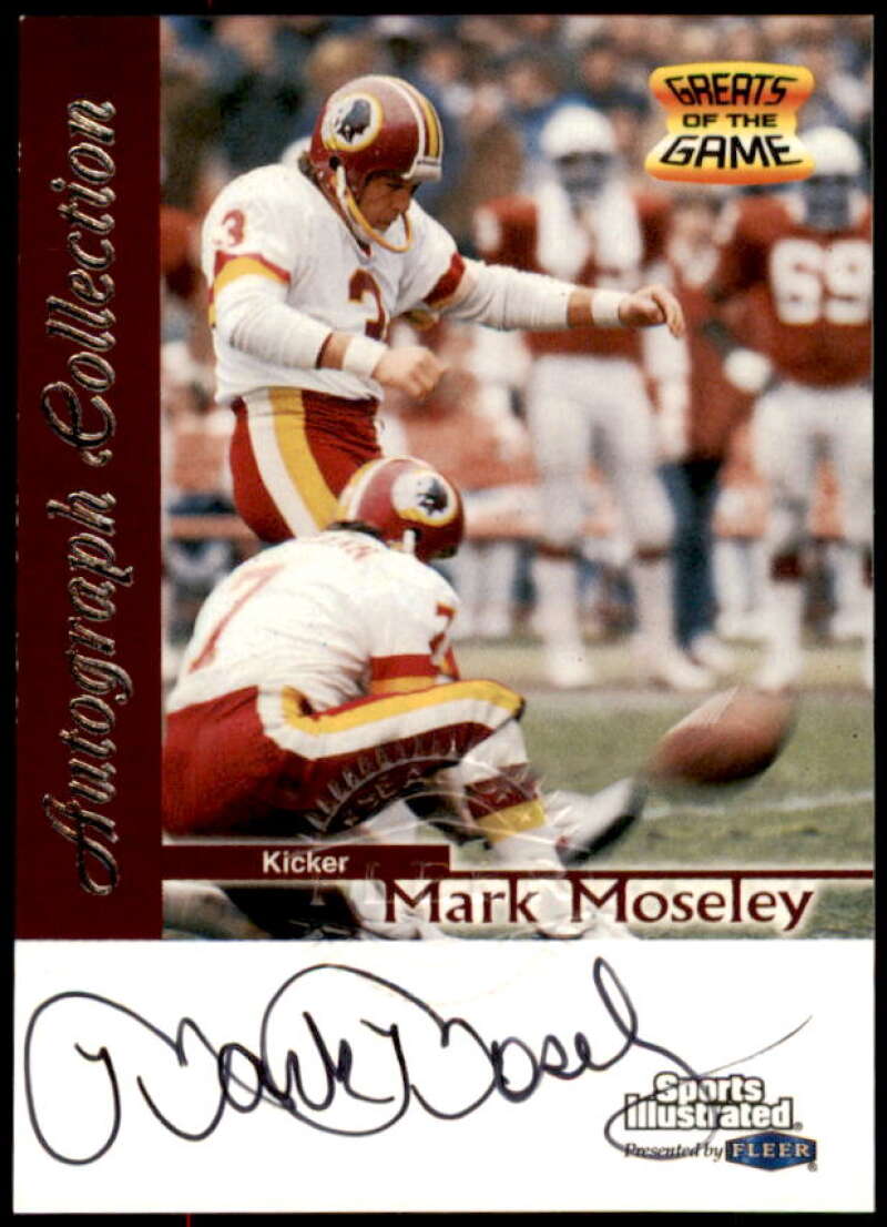 Mark Moseley Card 1999 Sports Illustrated Autographs #22  Image 1