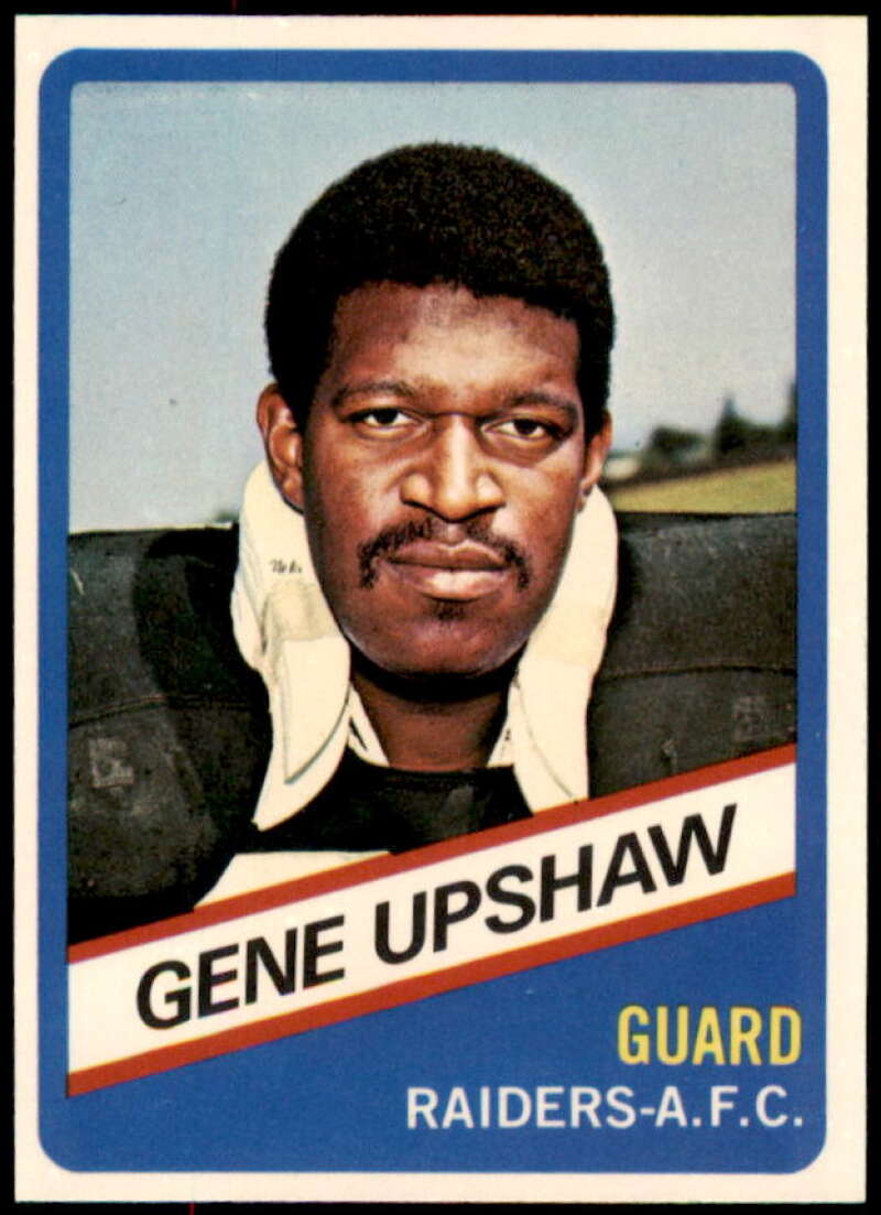 Gene Upshaw Card 1976 Wonder Bread #9  Image 1