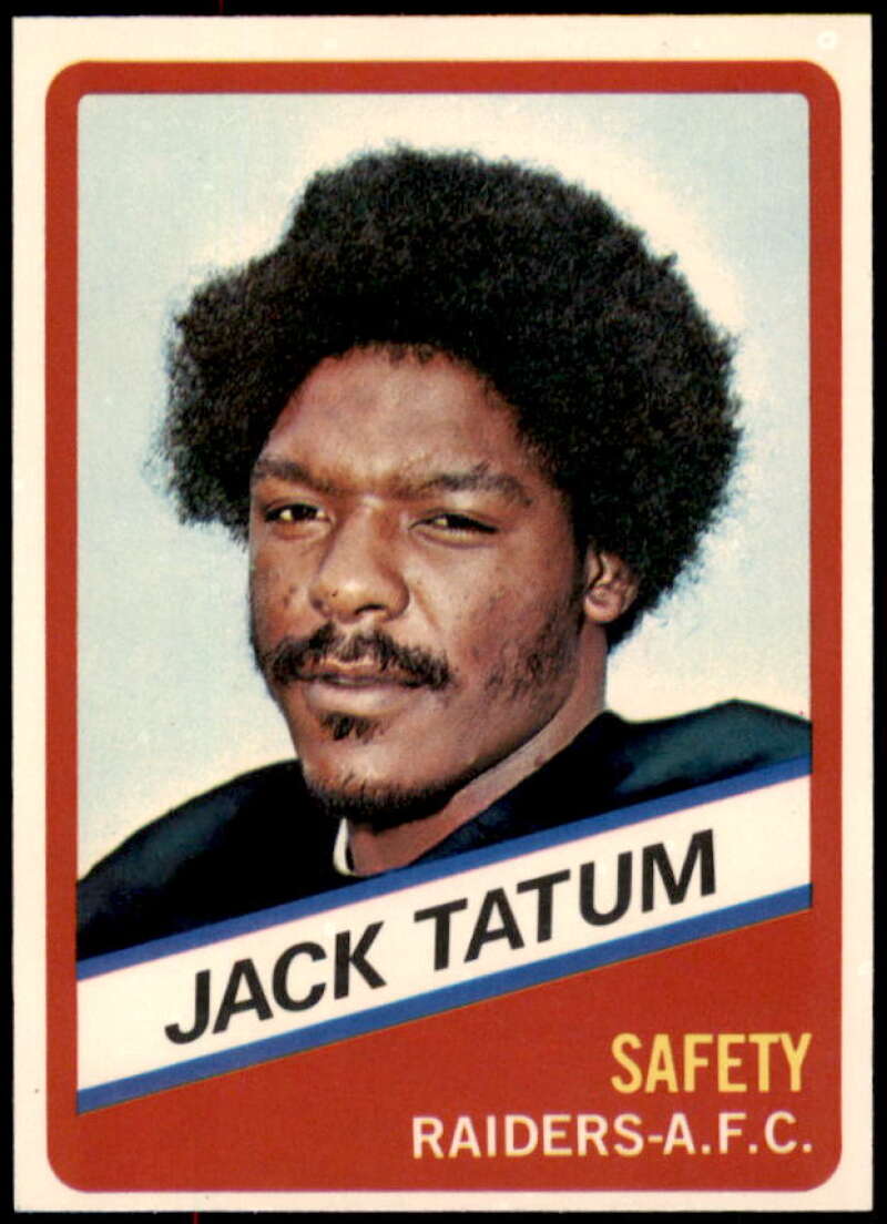 Jack Tatum Card 1976 Wonder Bread #20  Image 1