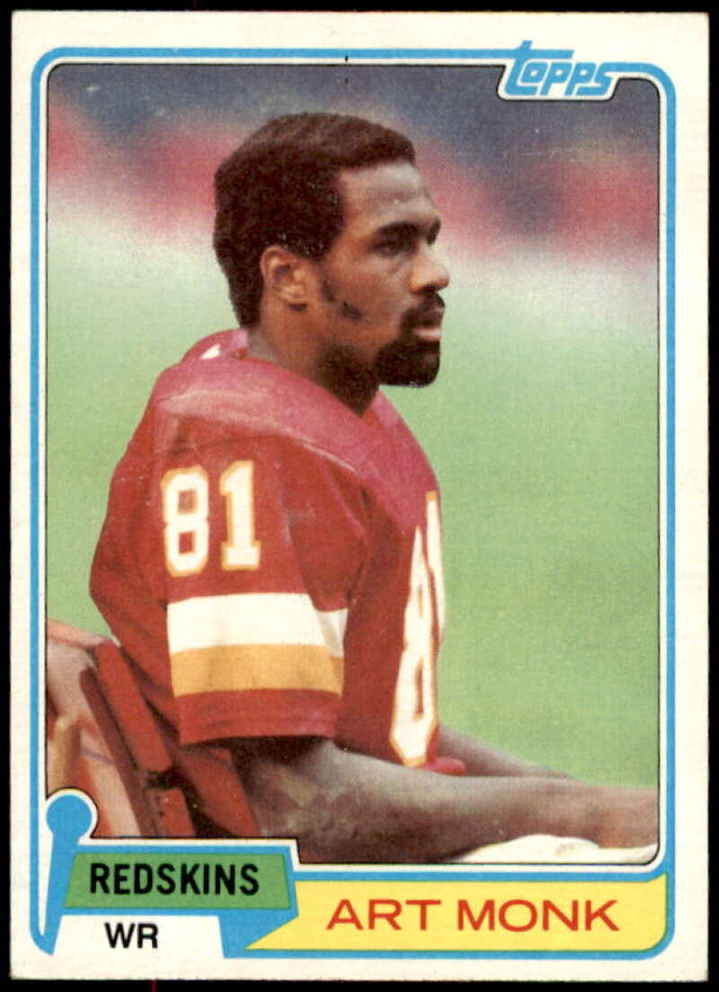 Art Monk Rookie Card 1981 Topps #194  Image 1