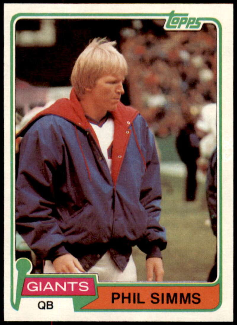 Phil Simms Card 1981 Topps #55  Image 1