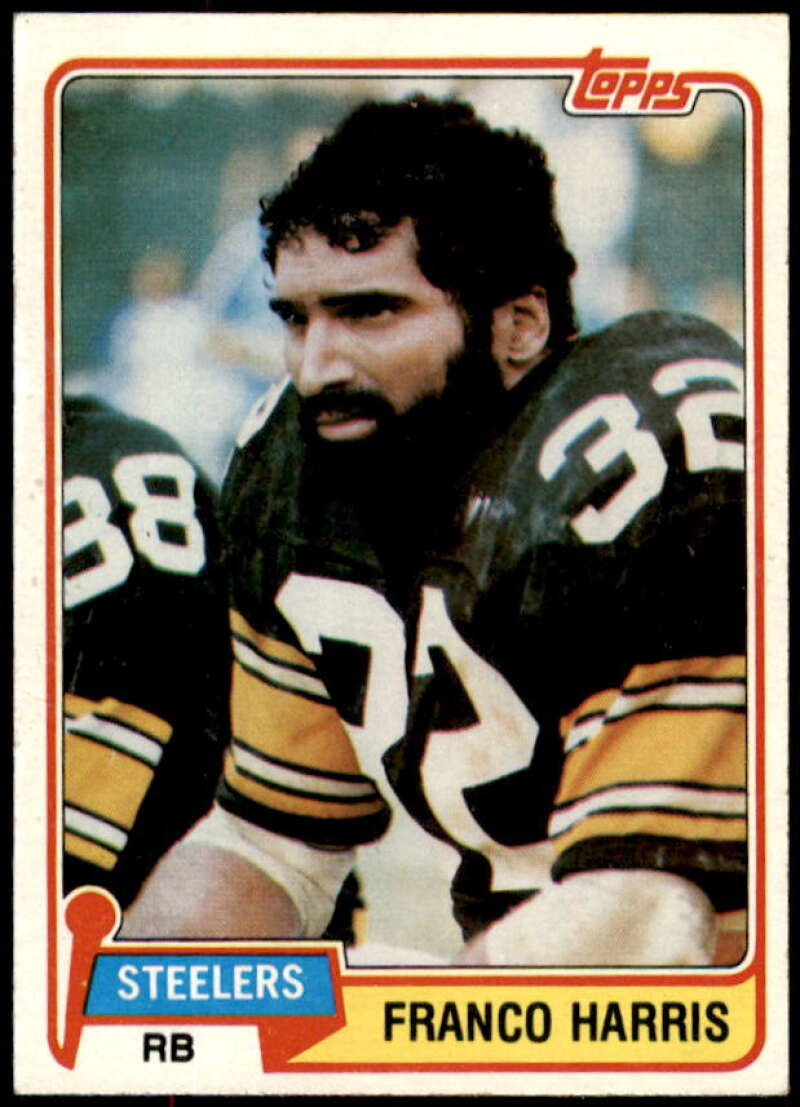 1981 Topps Franco Harris Signed PSA Authentic Autograph