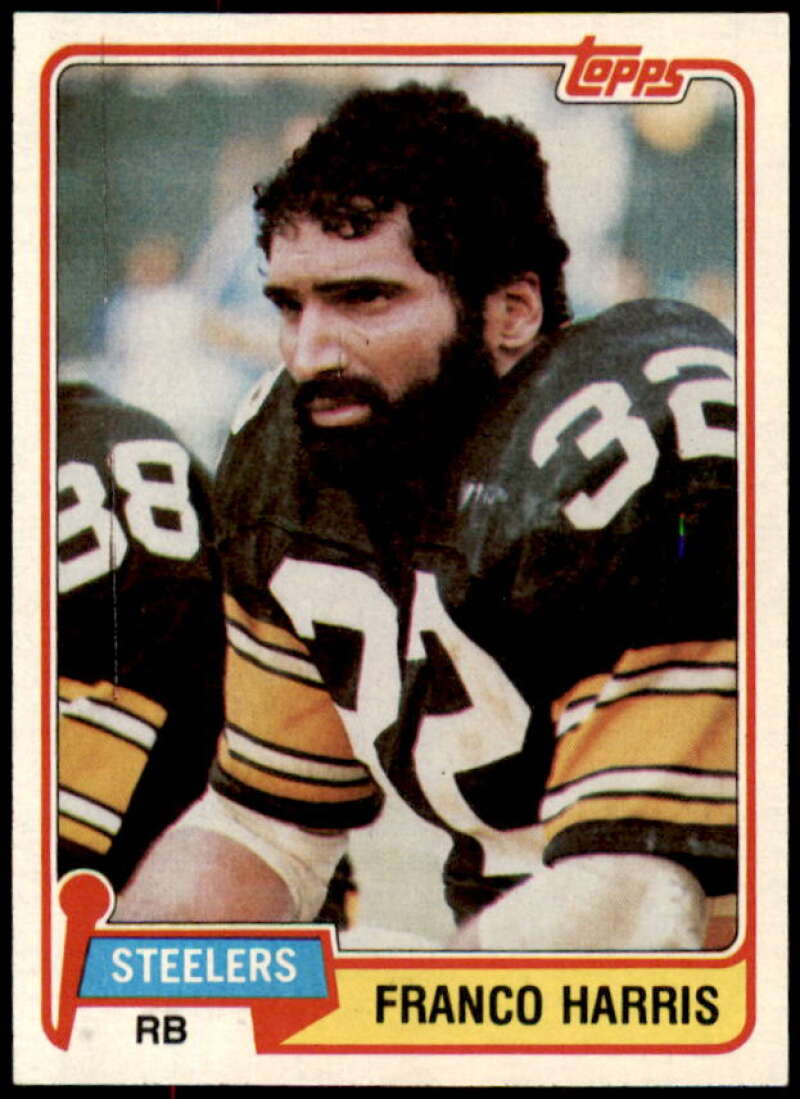 Franco Harris Card 1981 Topps #220  Image 1