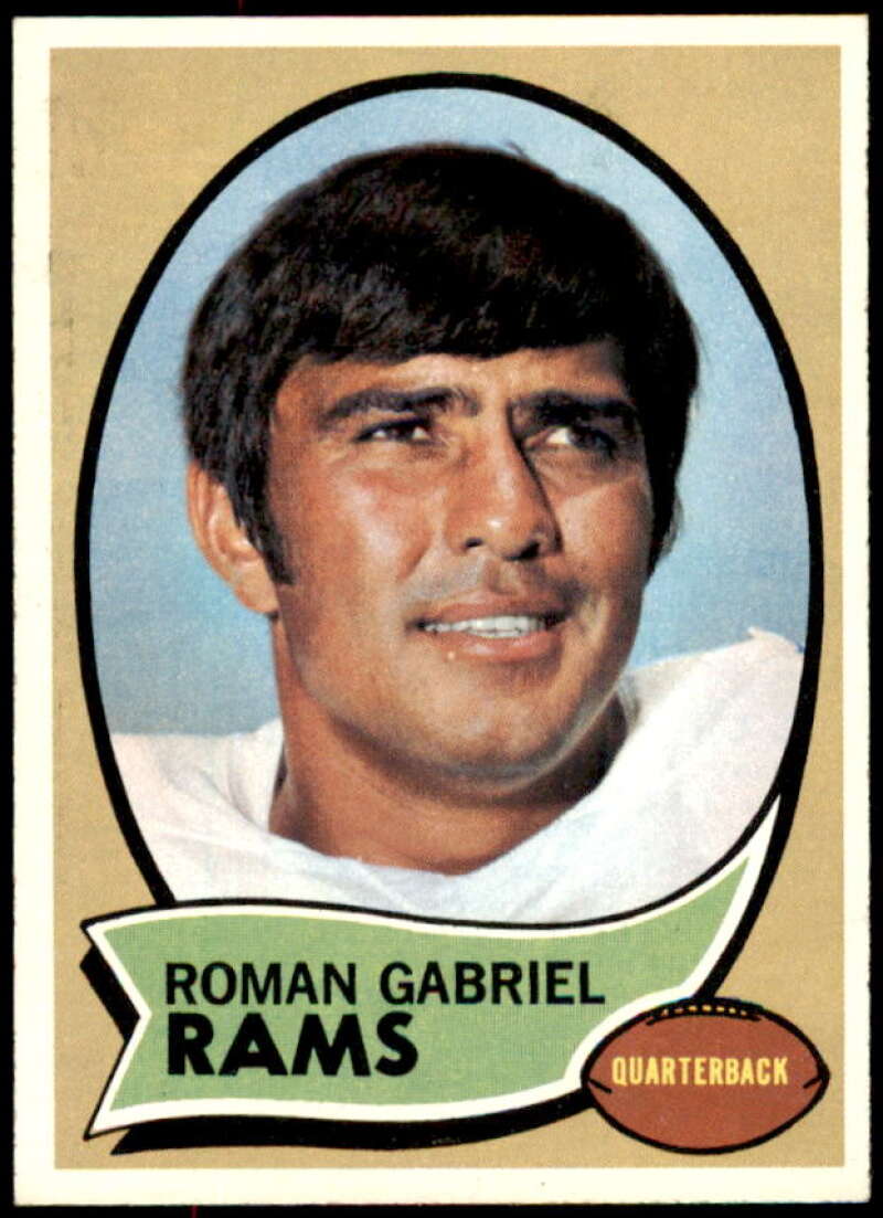 Roman Gabriel Card 1970 Topps #100  Image 1