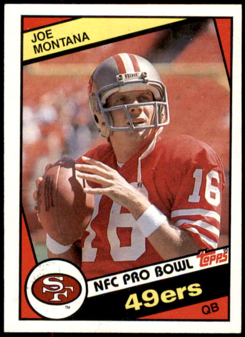 Joe Montana PB Card 1984 Topps #358  Image 1