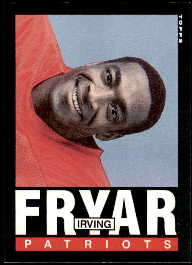 Irving Fryar Rookie Card 1985 Topps #325  Image 1