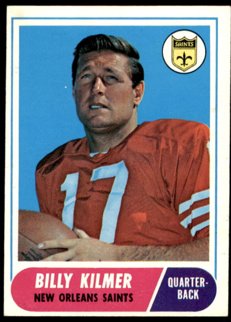 Billy Kilmer Card 1968 Topps #186  Image 1