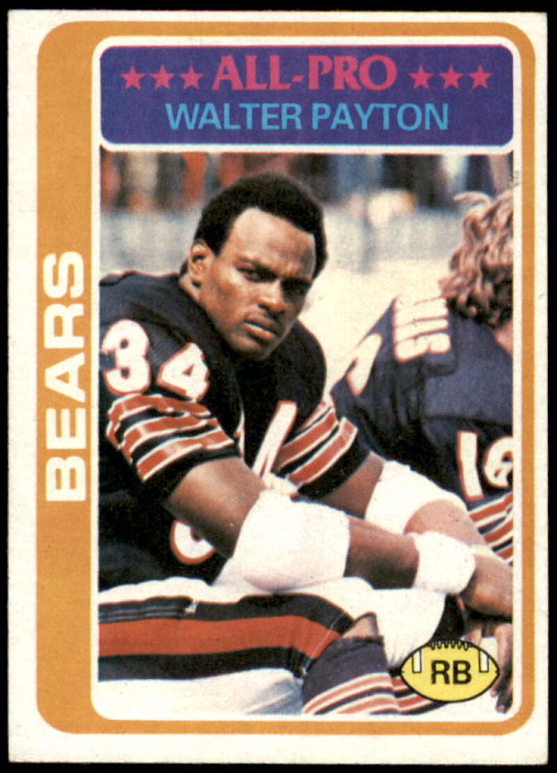 Walter Payton AP/UER Card 1978 Topps #200  Image 1