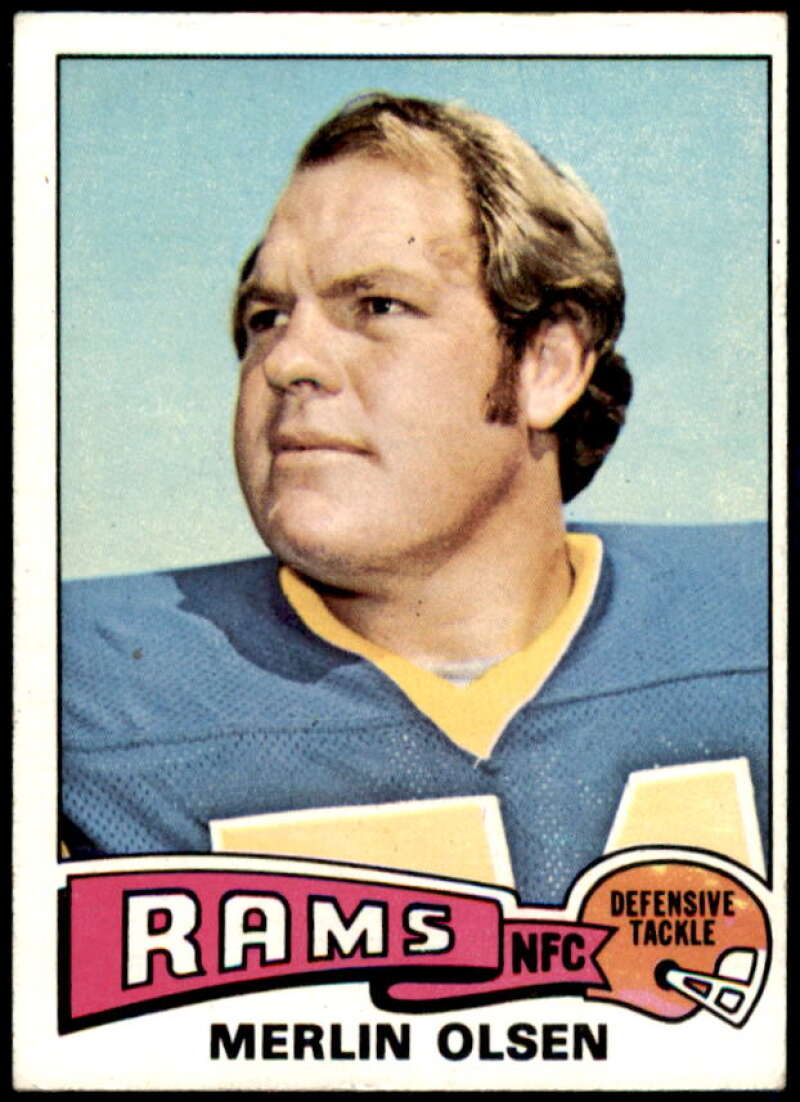 Merlin Olsen Card 1975 Topps #525  Image 1