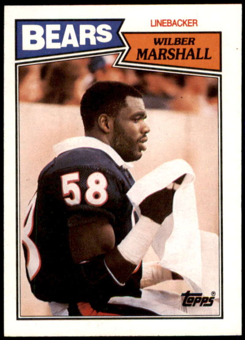 Wilber Marshall Card 1987 Topps #59  Image 1