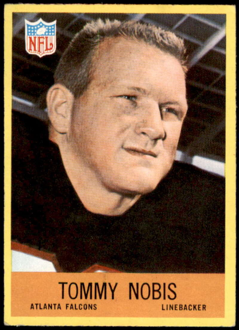 Tommy Nobis Rookie Card 1967 Philadelphia #7  Image 1