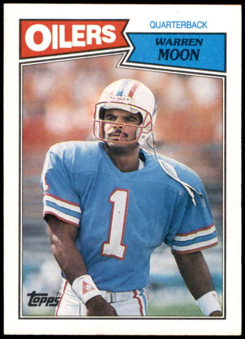 Warren Moon Card 1987 Topps #307  Image 1