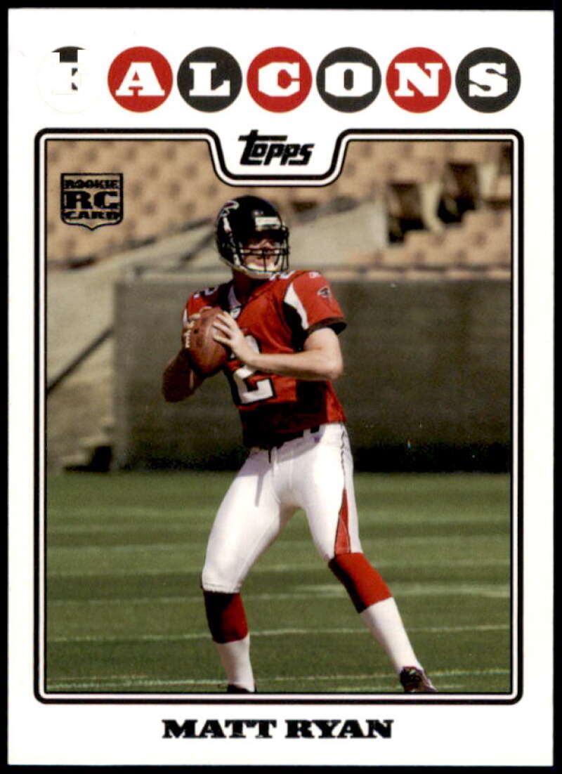 Matt Ryan Rookie Card 2008 Topps #331  Image 1