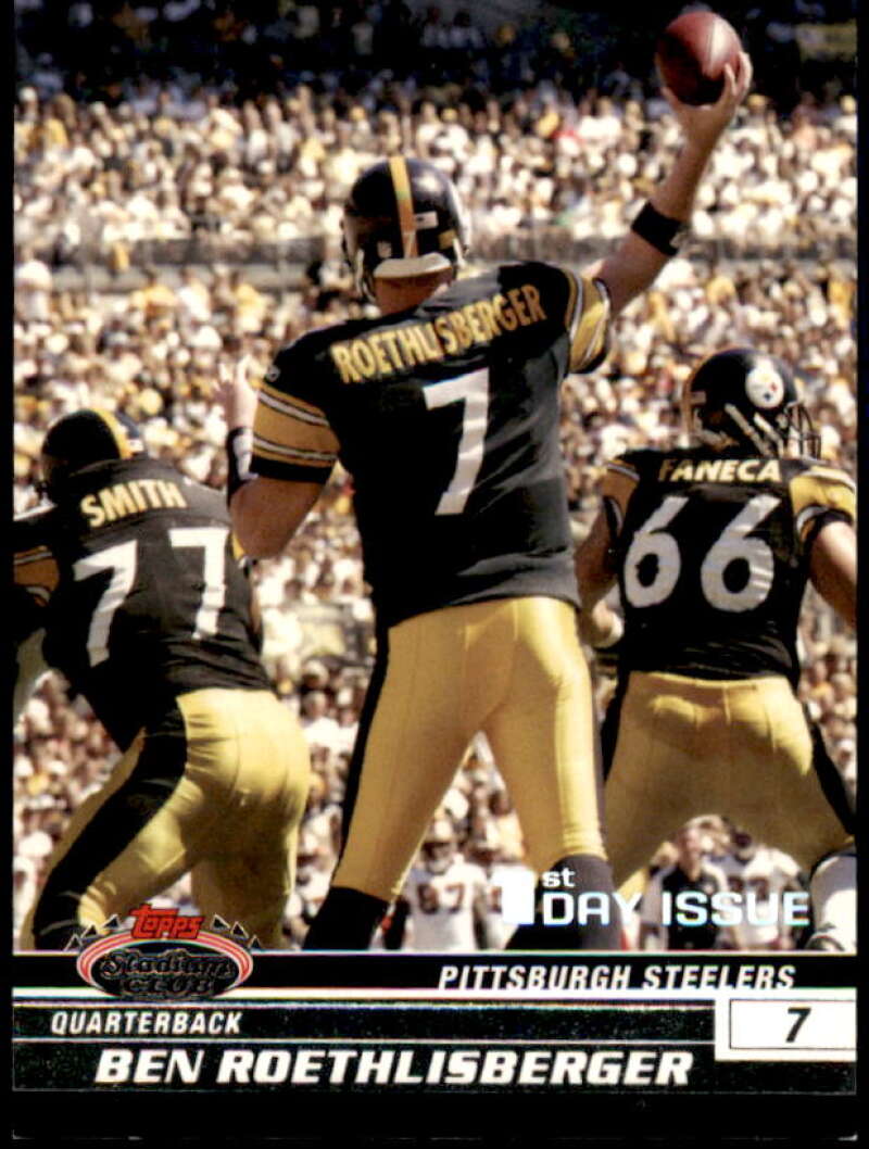 Ben Roethlisberger Card 2008 Stadium Club First Day Issue #5  Image 1