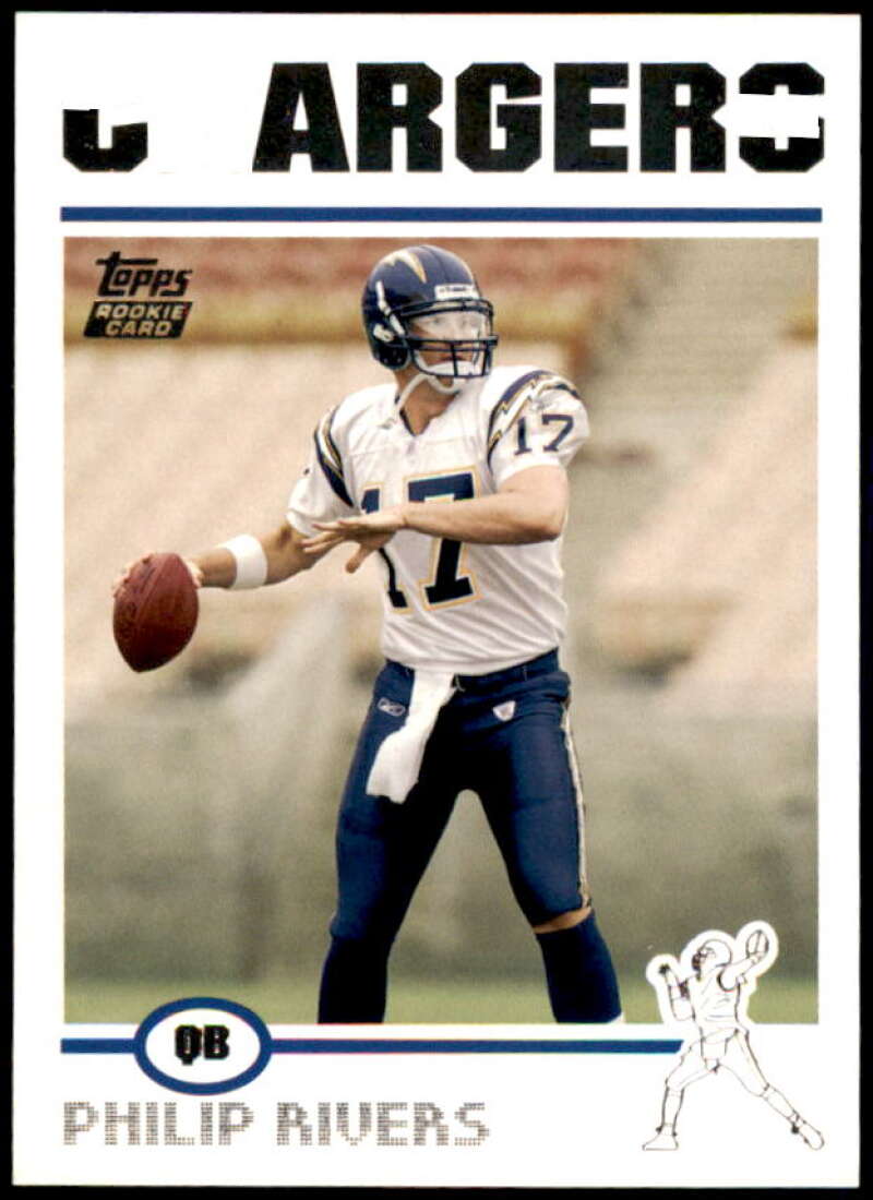 Philip Rivers Rookie Card 2004 Topps #375  Image 1