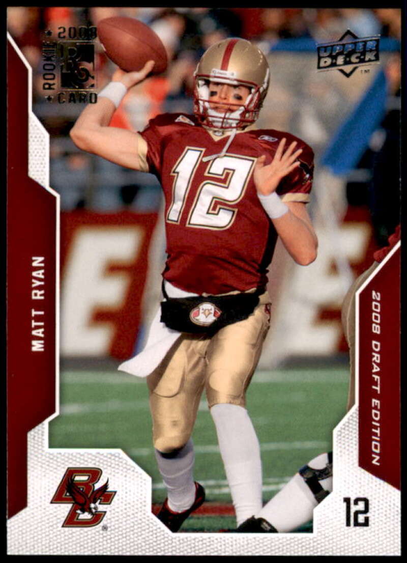 Matt Ryan Rookie Card 2008 Upper Deck Draft Edition #74  Image 1