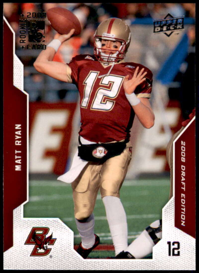 Matt Ryan Rookie Card 2008 Upper Deck Draft Edition #74  Image 1