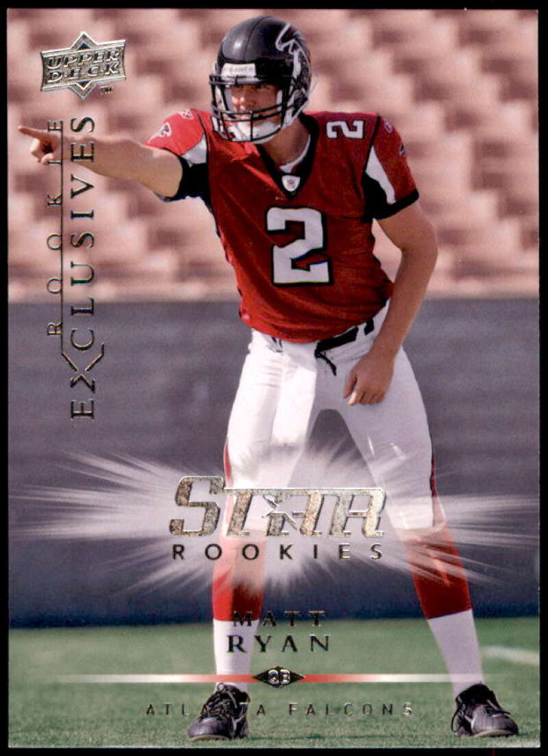 Matt Ryan Rookie Card 2008 Upper Deck Rookie Exclusives #RE80  Image 1