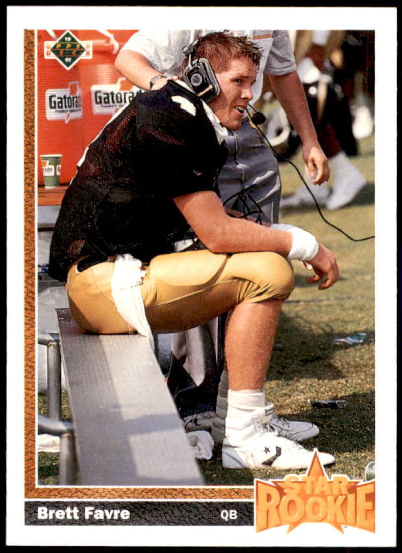 Brett Favre Rookie Card 1991 Upper Deck #13  Image 1