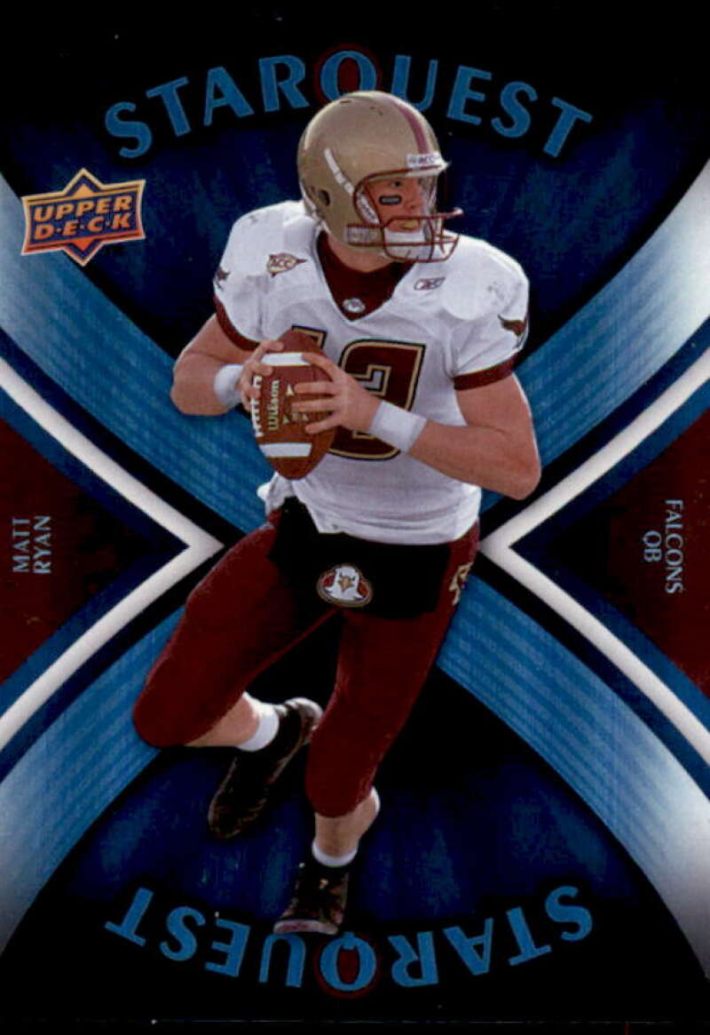 Matt Ryan Rookie Card 2008 Upper Deck First Edition StarQuest #SQ22  Image 1