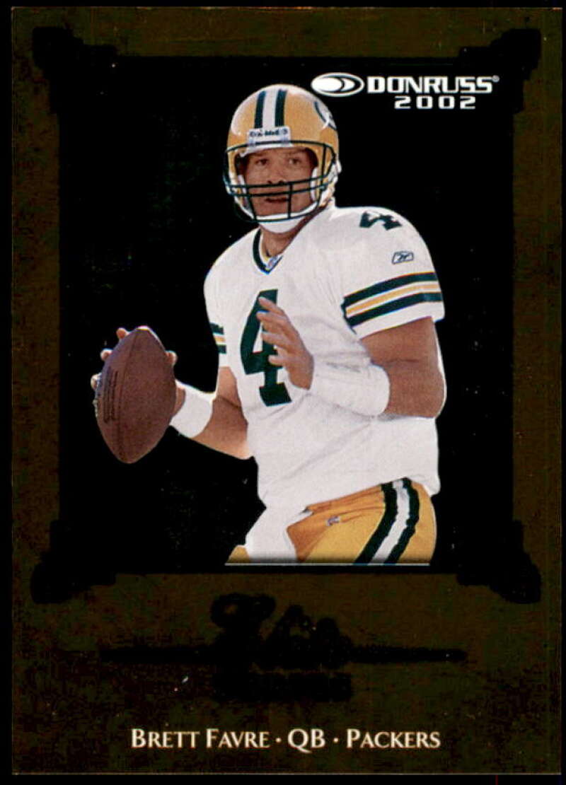 Brett Favre Card 2002 Donruss Elite Series #ES1  Image 1