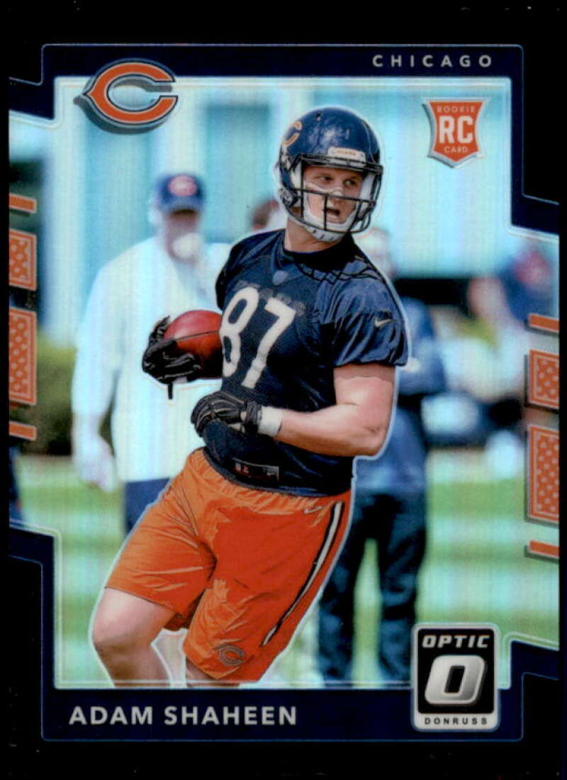 Adam Shaheen Card 2017 Donruss Optic Black #104  Image 1