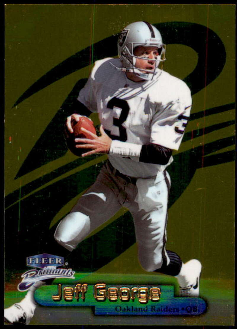 Jeff George Card 1998 Fleer Brilliants Gold #74  Image 1