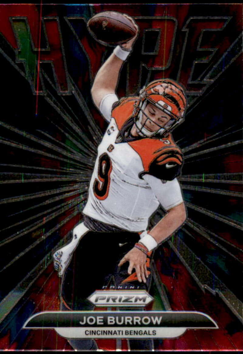 Joe Burrow Card 2021 Panini Prizm Hype #2  Image 1