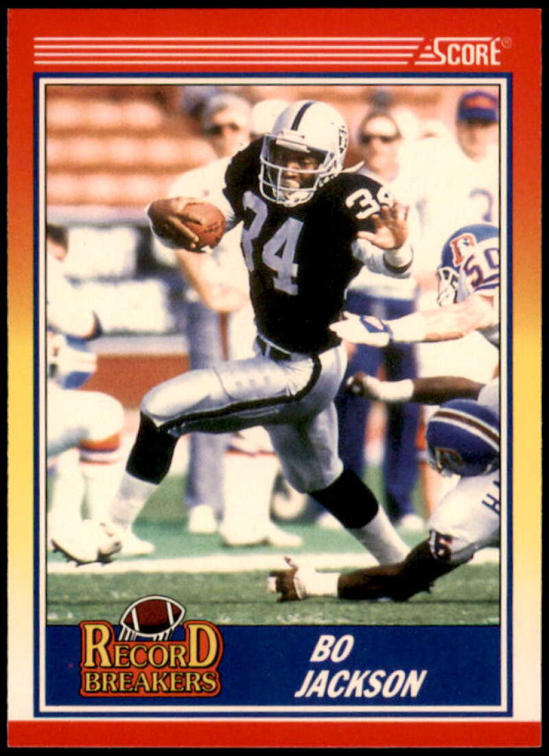 Bo Jackson RB Card 1990 Score #591  Image 1