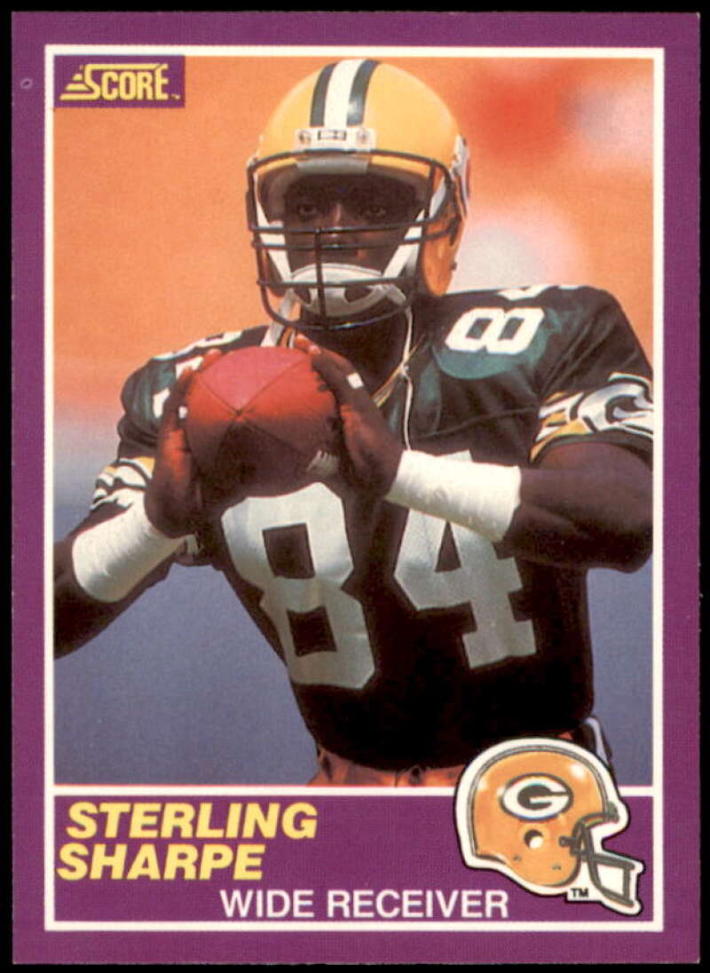 Sterling Sharpe Rookie Card 1989 Score Supplemental #333S  Image 1