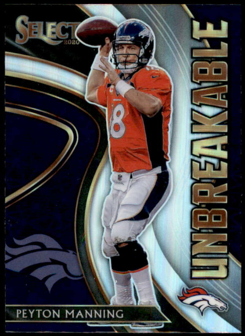 Peyton Manning Card 2020 Select Unbreakable Prizm #18  Image 1