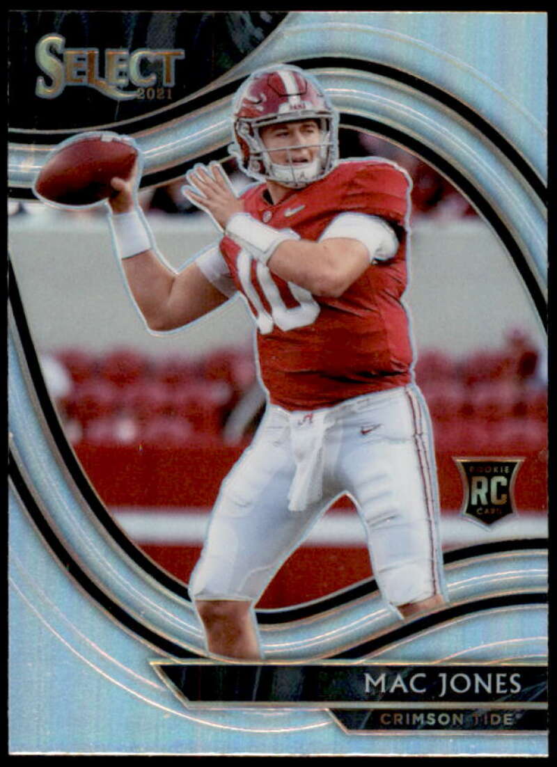 Mac Jones Card 2021 Panini Chronicles Draft Picks Select Silver #266  Image 1